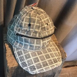 Ambiguous new with tags black and white ball cap